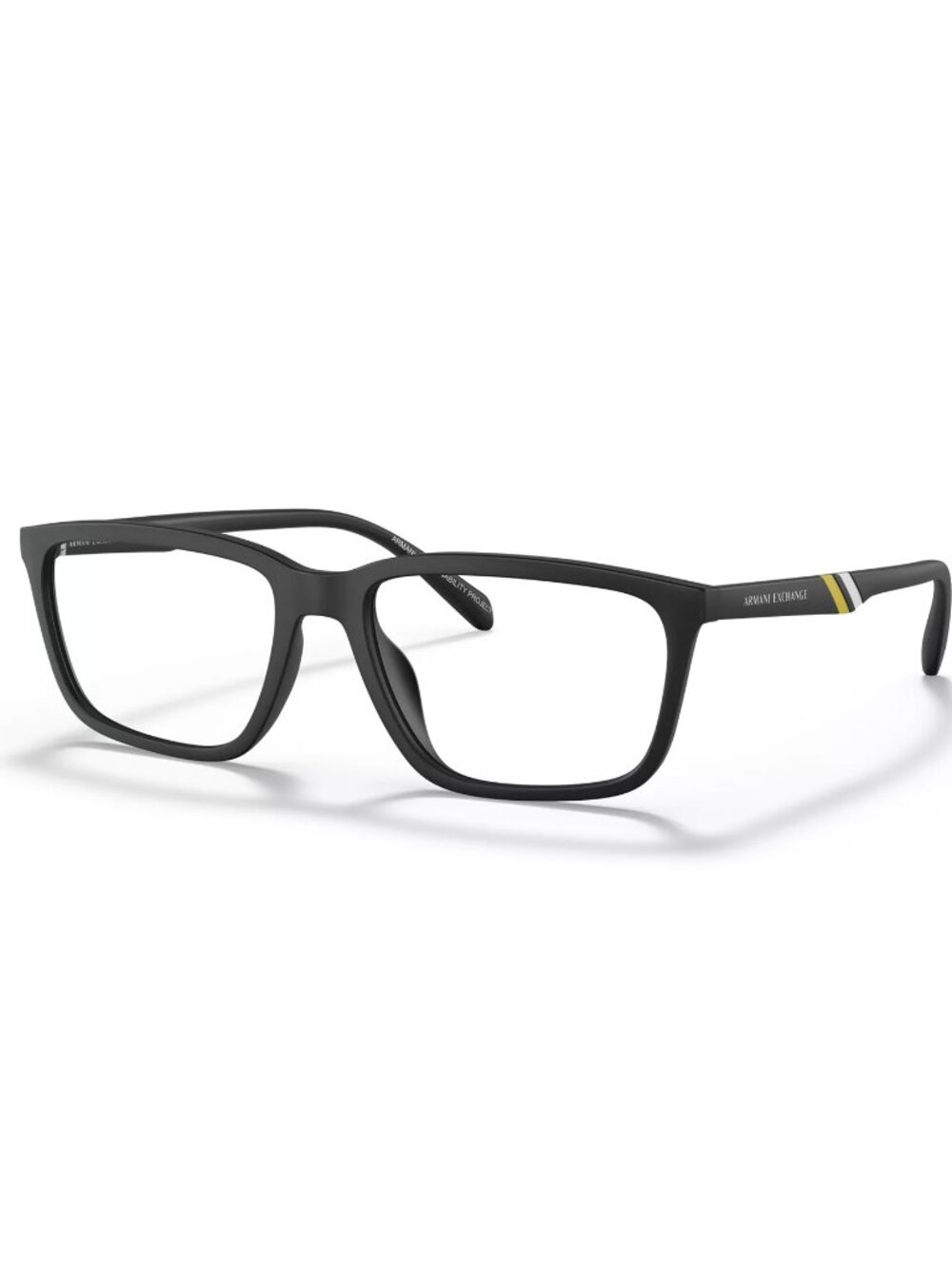 NEW ARMANI EXCHANGE AX3089U 8078 Eyeglasses Matte Black Square Frames 55 mm